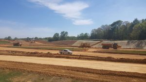 Redland trimming at NCDOT Monroe Connector/Bypass