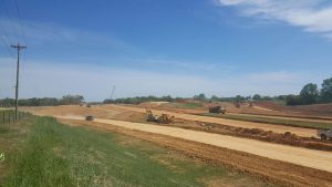 Redland trimming at NCDOT Monroe Connector/Bypass