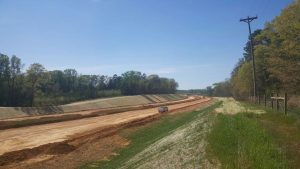 Redland trimming at NCDOT Monroe Connector/Bypass